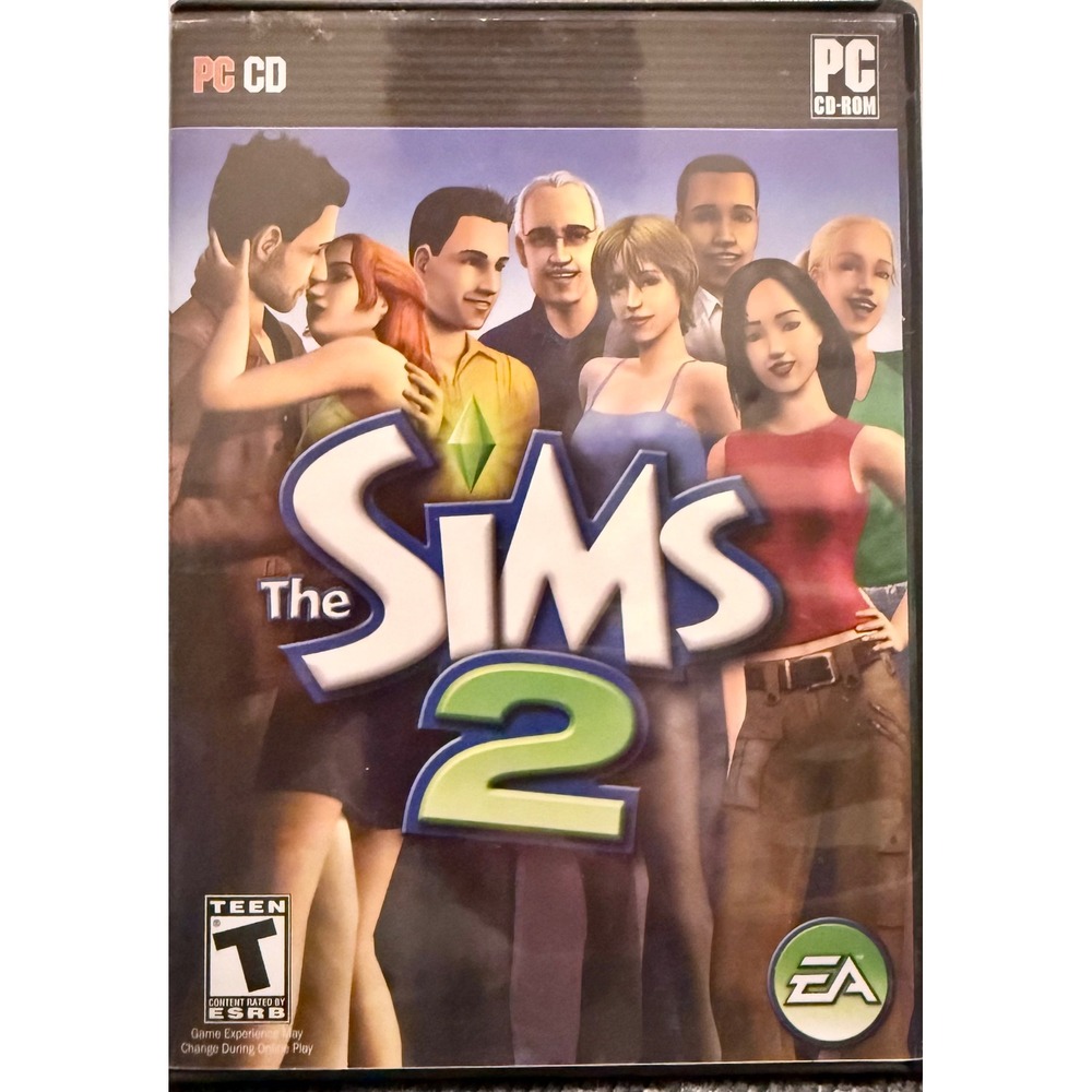 The Sims 2 Video Game PC CD-ROM 4-Disc Set Excellent Life Simulation